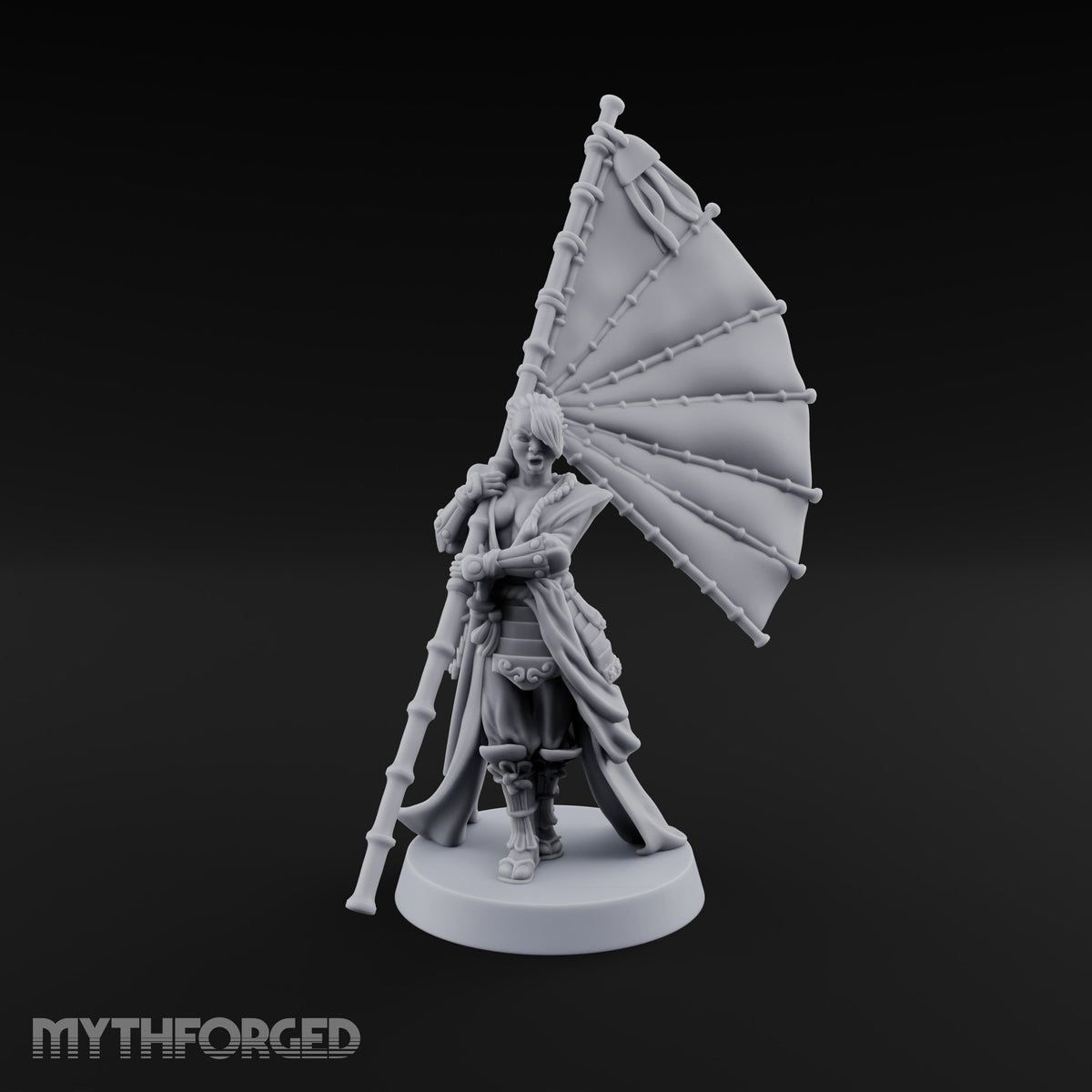 Shouting the Fan Skyward Elf Banner Bearer