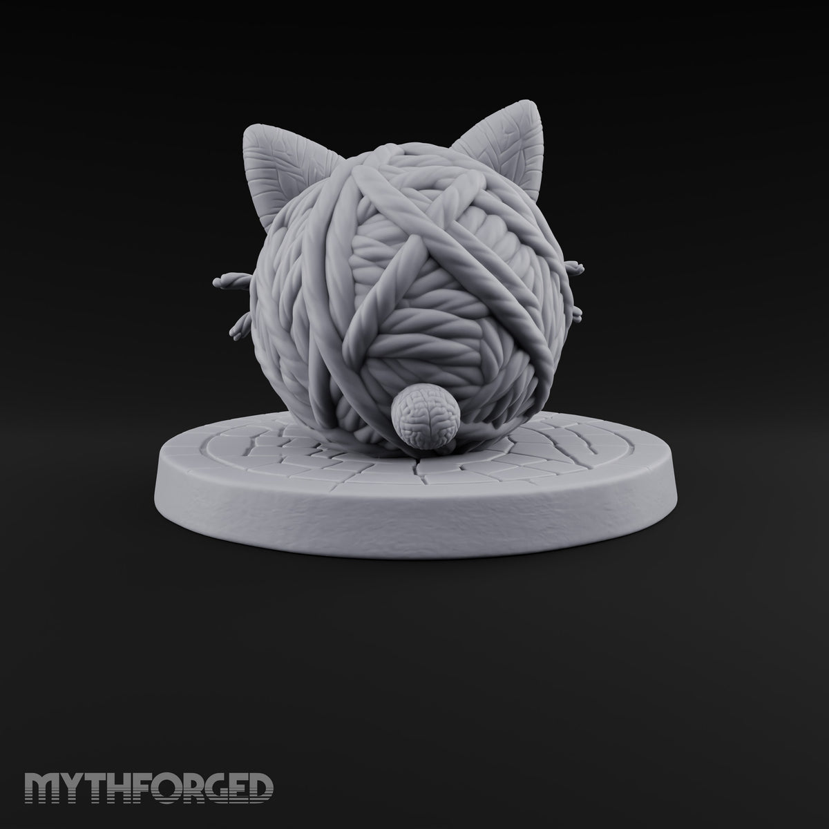 The Ball Grew Whiskers Yarn-Tangled Cat