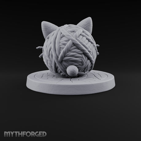 The Ball Grew Whiskers Yarn-Tangled Cat