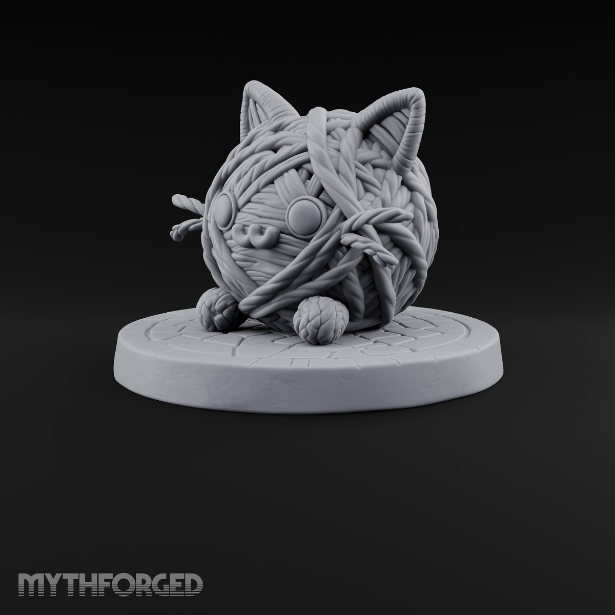 The Ball Grew Whiskers Yarn-Tangled Cat