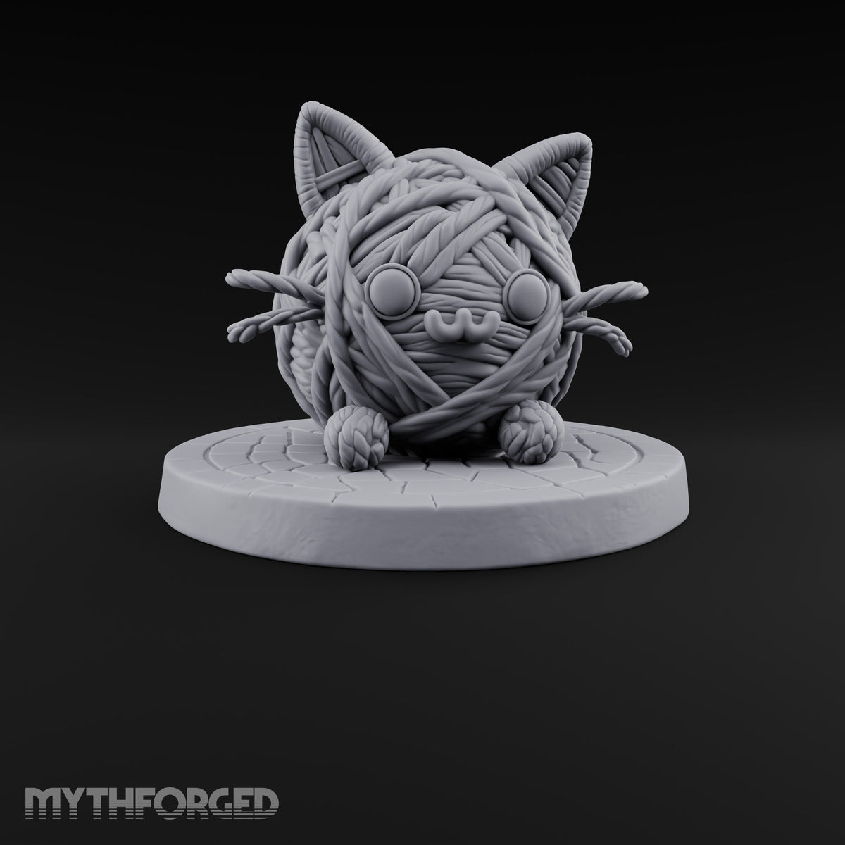 The Ball Grew Whiskers Yarn-Tangled Cat