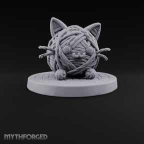The Ball Grew Whiskers Yarn-Tangled Cat