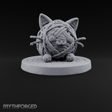 The Ball Grew Whiskers Yarn-Tangled Cat