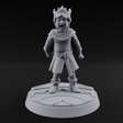 Throwing A Tantrum Human Prince Miniature for Dungeons and Dragons, Pathfinder or other TTRPGs