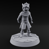 Throwing A Tantrum Human Prince Miniature for Dungeons and Dragons, Pathfinder or other TTRPGs