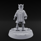 Throwing A Tantrum Human Prince Miniature for Dungeons and Dragons, Pathfinder or other TTRPGs