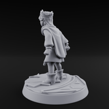 Throwing A Tantrum Human Prince Miniature for Dungeons and Dragons, Pathfinder or other TTRPGs