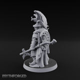 Falcon Taking Flight Human Janissary Commander Miniature for Dungeons and Dragons, Pathfinder or other TTRPGs