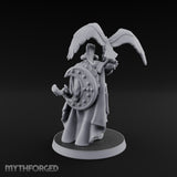 Falcon Taking Flight Human Janissary Commander Miniature for Dungeons and Dragons, Pathfinder or other TTRPGs