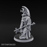 Falcon Taking Flight Human Janissary Commander Miniature for Dungeons and Dragons, Pathfinder or other TTRPGs