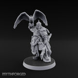 Falcon Taking Flight Human Janissary Commander Miniature for Dungeons and Dragons, Pathfinder or other TTRPGs