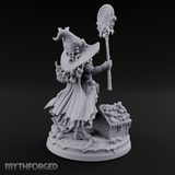 Grinning Candy Conjurer Enchantress Miniature for Dungeons and Dragons, Pathfinder or other TTRPGs