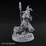 Grinning Candy Conjurer Enchantress Miniature for Dungeons and Dragons, Pathfinder or other TTRPGs