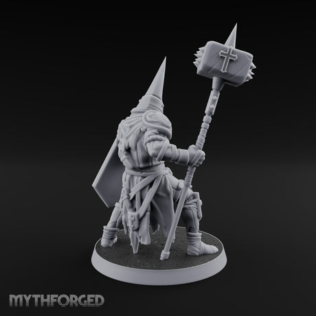 Rallying the Faithful Human Zealot A Miniature for Dungeons and Dragons, Pathfinder or other TTRPGs