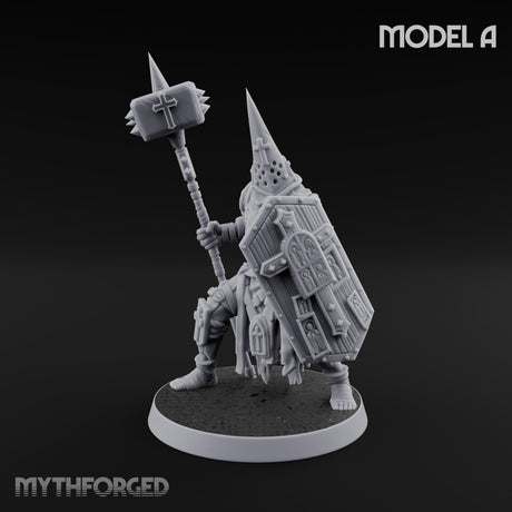 Rallying the Faithful Human Zealot A Miniature for Dungeons and Dragons, Pathfinder or other TTRPGs