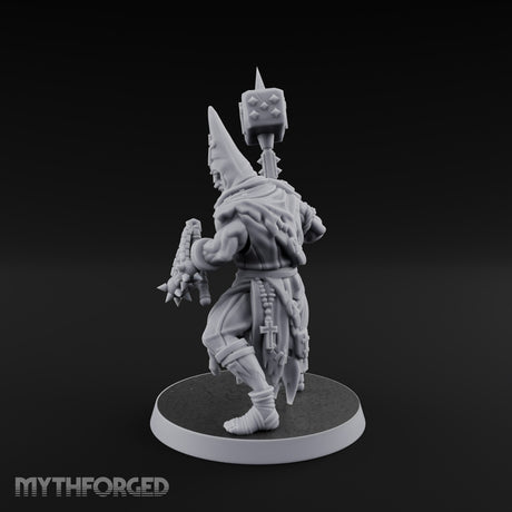 Rallying the Faithful Human Zealot A Miniature for Dungeons and Dragons, Pathfinder or other TTRPGs