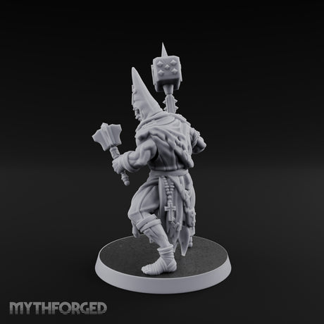 Rallying the Faithful Human Zealot A Miniature for Dungeons and Dragons, Pathfinder or other TTRPGs