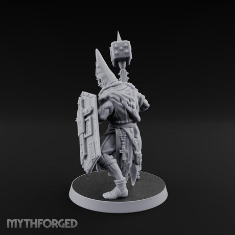 Rallying the Faithful Human Zealot A Miniature for Dungeons and Dragons, Pathfinder or other TTRPGs