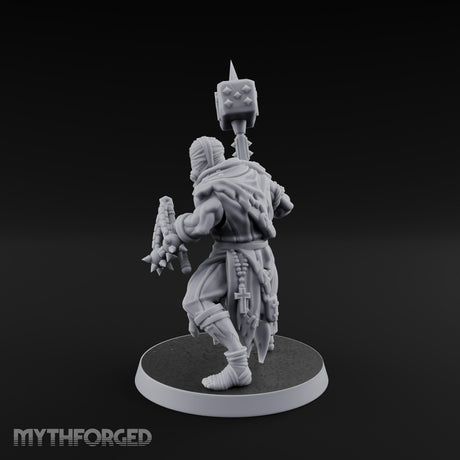 Rallying the Faithful Human Zealot A Miniature for Dungeons and Dragons, Pathfinder or other TTRPGs