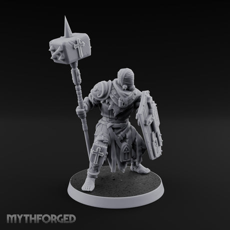 Rallying the Faithful Human Zealot A Miniature for Dungeons and Dragons, Pathfinder or other TTRPGs