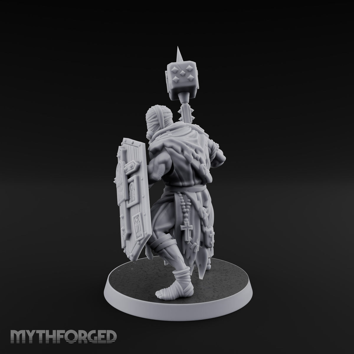 Rallying the Faithful Human Zealot A Miniature for Dungeons and Dragons, Pathfinder or other TTRPGs