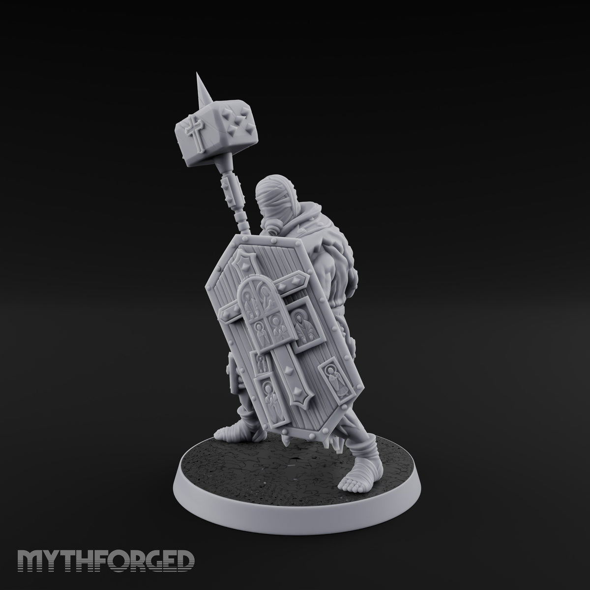 Rallying the Faithful Human Zealot A Miniature for Dungeons and Dragons, Pathfinder or other TTRPGs