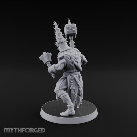 Rallying the Faithful Human Zealot A Miniature for Dungeons and Dragons, Pathfinder or other TTRPGs