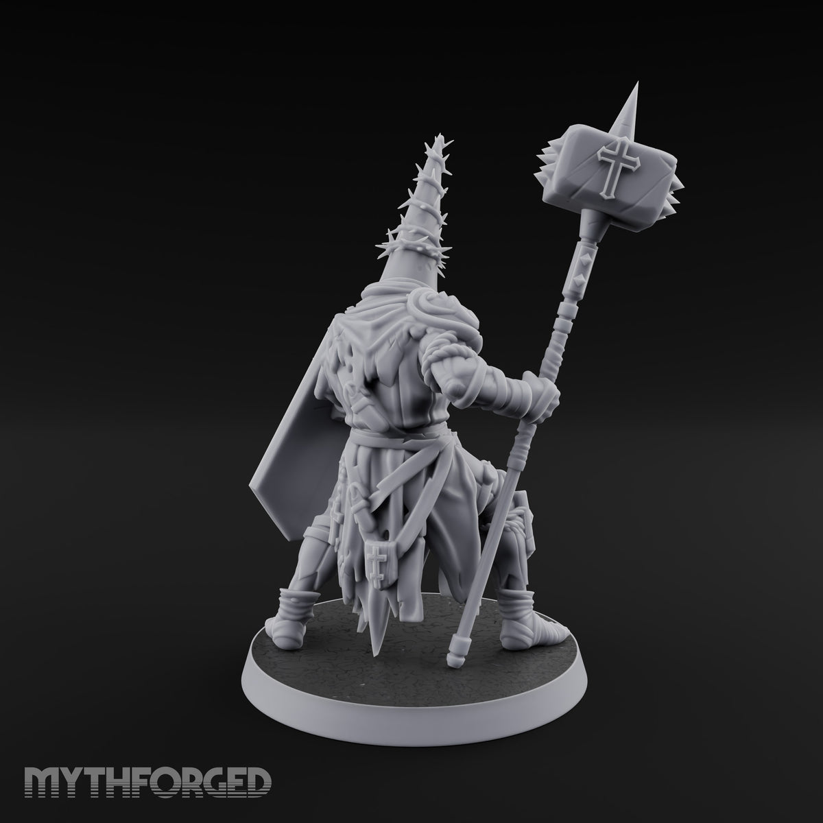 Rallying the Faithful Human Zealot A Miniature for Dungeons and Dragons, Pathfinder or other TTRPGs