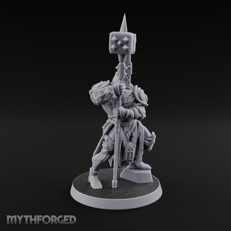 Rallying the Faithful Human Zealot B Miniature for Dungeons and Dragons, Pathfinder or other TTRPGs