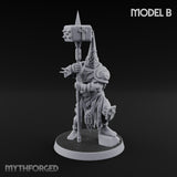 Rallying the Faithful Human Zealot B Miniature for Dungeons and Dragons, Pathfinder or other TTRPGs