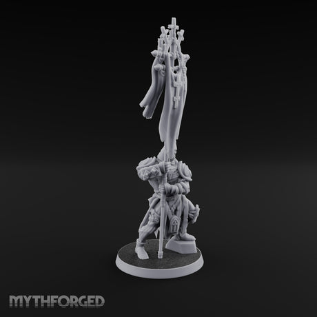 Rallying the Faithful Human Zealot B Miniature for Dungeons and Dragons, Pathfinder or other TTRPGs