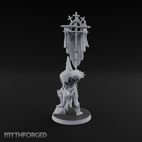 Rallying the Faithful Human Zealot B Miniature for Dungeons and Dragons, Pathfinder or other TTRPGs