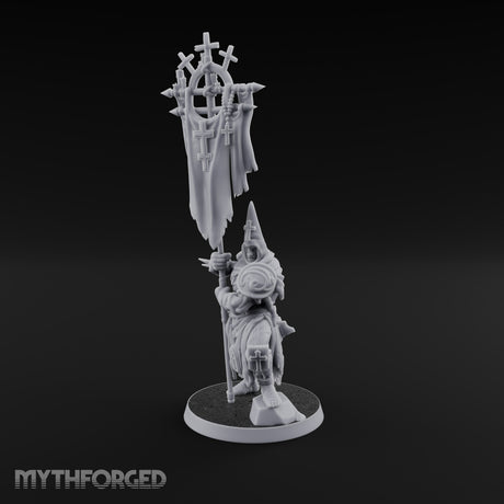 Rallying the Faithful Human Zealot B Miniature for Dungeons and Dragons, Pathfinder or other TTRPGs
