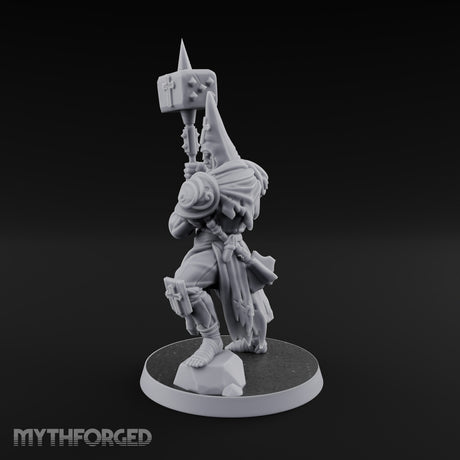 Rallying the Faithful Human Zealot B Miniature for Dungeons and Dragons, Pathfinder or other TTRPGs