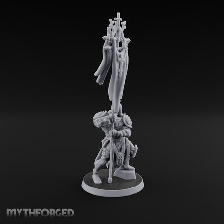 Rallying the Faithful Human Zealot B Miniature for Dungeons and Dragons, Pathfinder or other TTRPGs