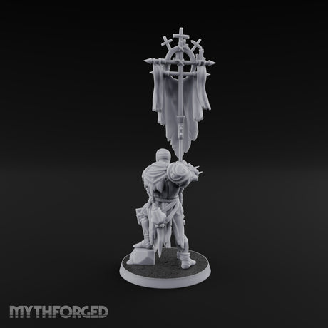 Rallying the Faithful Human Zealot B Miniature for Dungeons and Dragons, Pathfinder or other TTRPGs