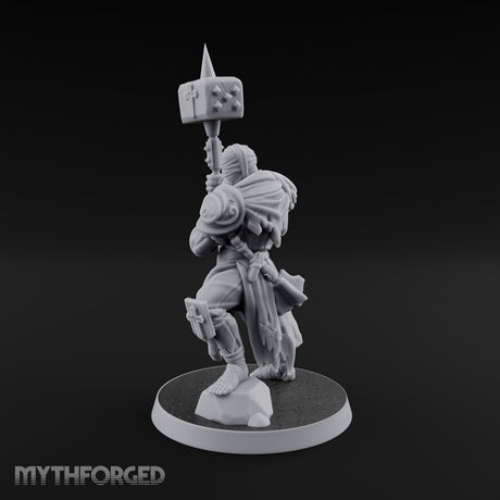 Rallying the Faithful Human Zealot B Miniature for Dungeons and Dragons, Pathfinder or other TTRPGs