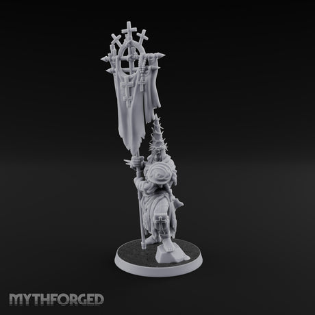 Rallying the Faithful Human Zealot B Miniature for Dungeons and Dragons, Pathfinder or other TTRPGs