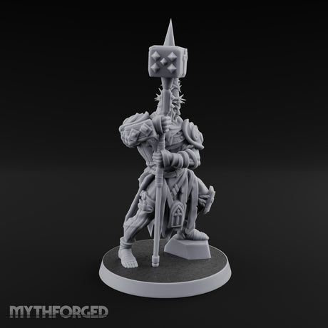 Rallying the Faithful Human Zealot B Miniature for Dungeons and Dragons, Pathfinder or other TTRPGs