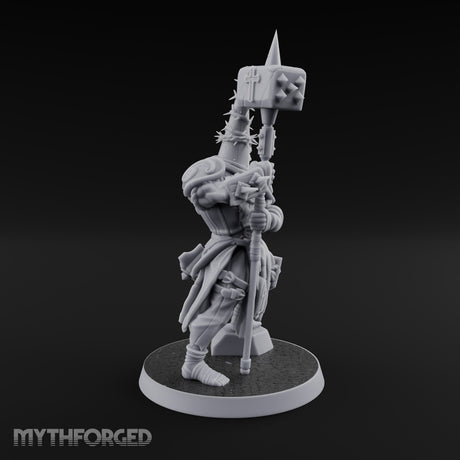 Rallying the Faithful Human Zealot B Miniature for Dungeons and Dragons, Pathfinder or other TTRPGs
