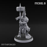 Rallying the Faithful Human Zealot B Miniature for Dungeons and Dragons, Pathfinder or other TTRPGs