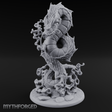 Coiling Skyward Lung Dragon Sorcerer Miniature for Dungeons and Dragons, Pathfinder or other TTRPGs