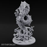Coiling Skyward Lung Dragon Sorcerer Miniature for Dungeons and Dragons, Pathfinder or other TTRPGs