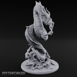 Coiling Skyward Lung Dragon Sorcerer Miniature for Dungeons and Dragons, Pathfinder or other TTRPGs