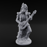 Still Strumming Zombie Bard Miniature for Dungeons and Dragons, Pathfinder or other TTRPGs