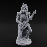 Still Strumming Zombie Bard Miniature for Dungeons and Dragons, Pathfinder or other TTRPGs