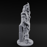 Still Strumming Zombie Bard Miniature for Dungeons and Dragons, Pathfinder or other TTRPGs