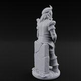 Still Strumming Zombie Bard Miniature for Dungeons and Dragons, Pathfinder or other TTRPGs