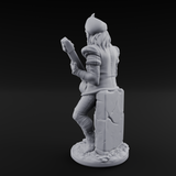 Still Strumming Zombie Bard Miniature for Dungeons and Dragons, Pathfinder or other TTRPGs