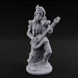 Still Strumming Zombie Bard Miniature for Dungeons and Dragons, Pathfinder or other TTRPGs